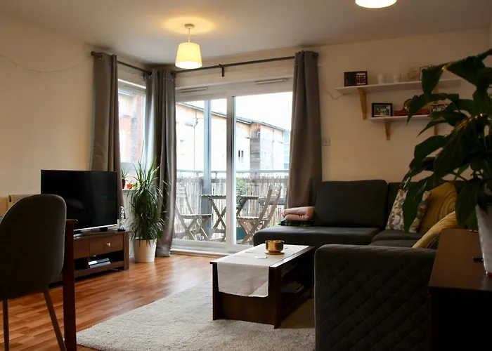 Modern Flat With A Lift And Balcony